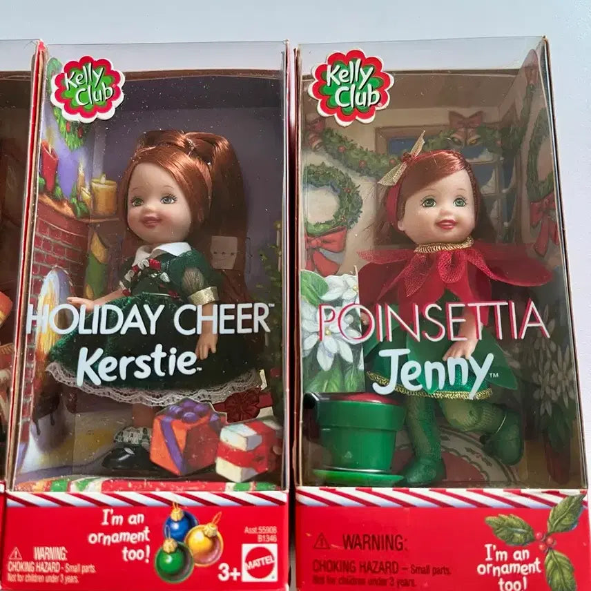[BUNJANG] Vintage Kelly Christmas Doll Bundle Set / 빈티지 켈리 바비인형 크리스마스 일괄