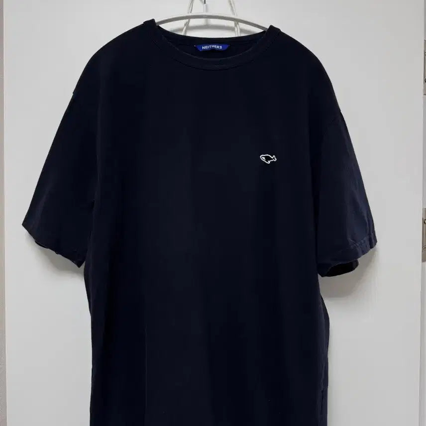 [BUNJANG] Naders Short Sleeve T-shirt (Black/Navy) - Size 4 / 2개구매시 2.2만)네이더스 반팔 블랙/네이비 4사이즈(100-105)