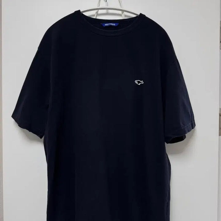 [BUNJANG] Naders Short Sleeve T-shirt (Black/Navy) - Size 4 / 2개구매시 2.2만)네이더스 반팔 블랙/네이비 4사이즈(100-105)