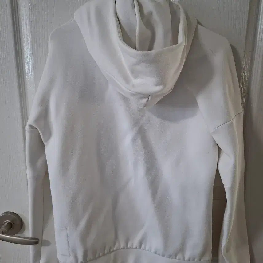 [BUNJANG] Adidas White Hoodie Zip-up / 아디다스 화이트 후드 집업