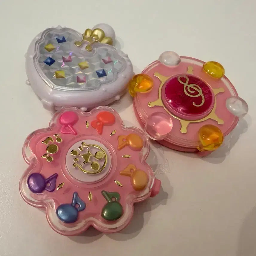 [BUNJANG] Bandai Ojamajo Doremi 25th Anniversary Compact Mirror 3-Set / 반다이 꼬마마법사 도레미 25주년 기념 컴팩트 미러 3종세트