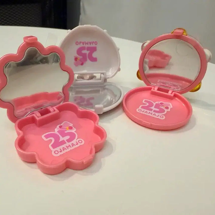 [BUNJANG] Bandai Ojamajo Doremi 25th Anniversary Compact Mirror 3-Set / 반다이 꼬마마법사 도레미 25주년 기념 컴팩트 미러 3종세트