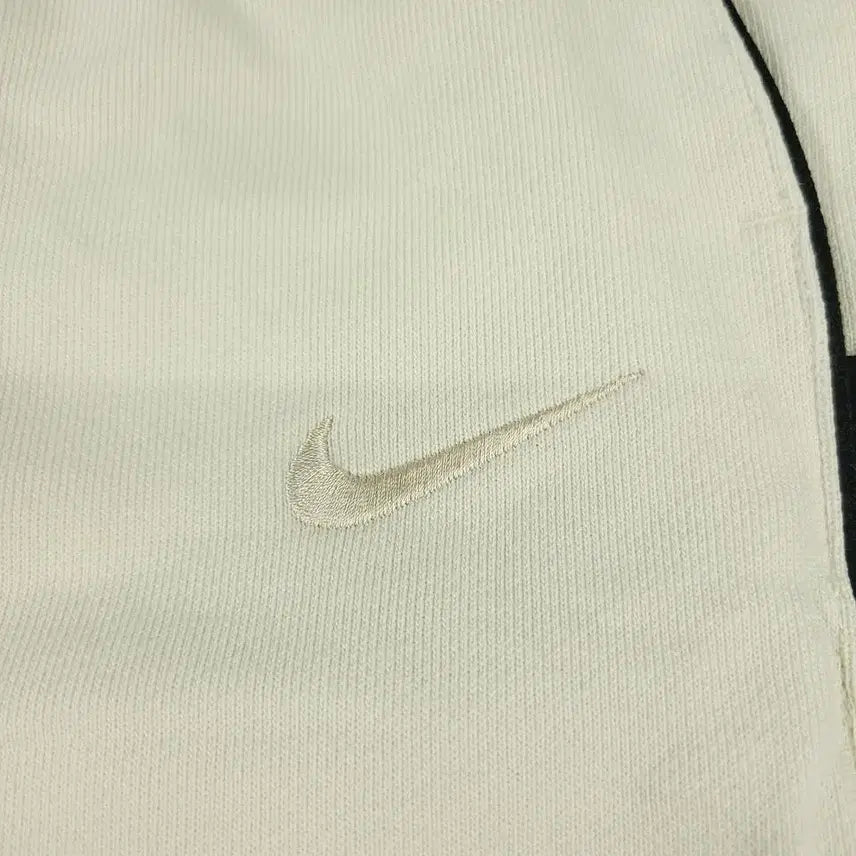 [BUNJANG] Nike Light Beige Black Swoosh Jogger Pants / 나이키 라이트베이지 블랙 스우시 빅로고 파이프라인 올드스쿨 밴딩 조거팬츠