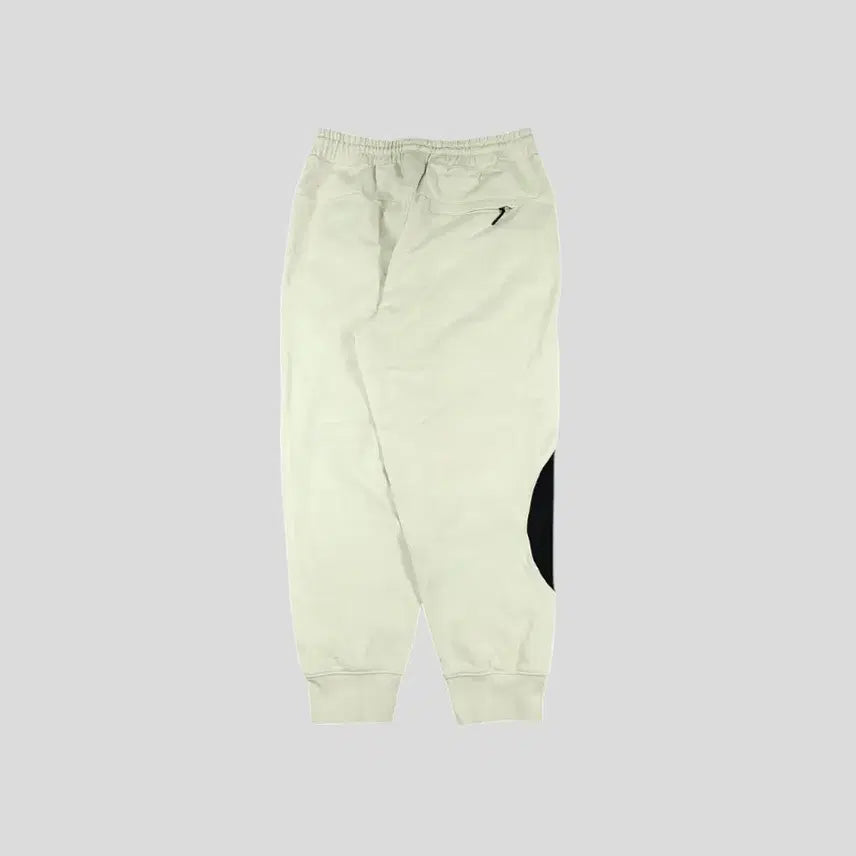 [BUNJANG] Nike Light Beige Black Swoosh Jogger Pants / 나이키 라이트베이지 블랙 스우시 빅로고 파이프라인 올드스쿨 밴딩 조거팬츠