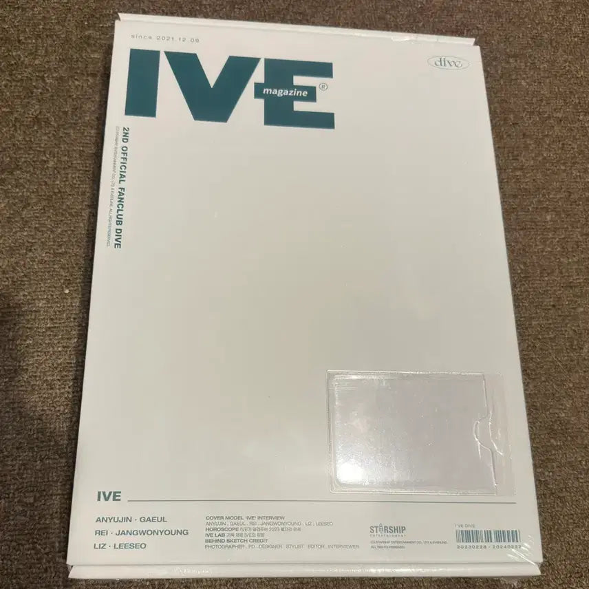 [BUNJANG] IVE DIVE 2nd Fanclub Kit / 아이브 팬클럽 2기 키트 미개봉 IVE 다이브