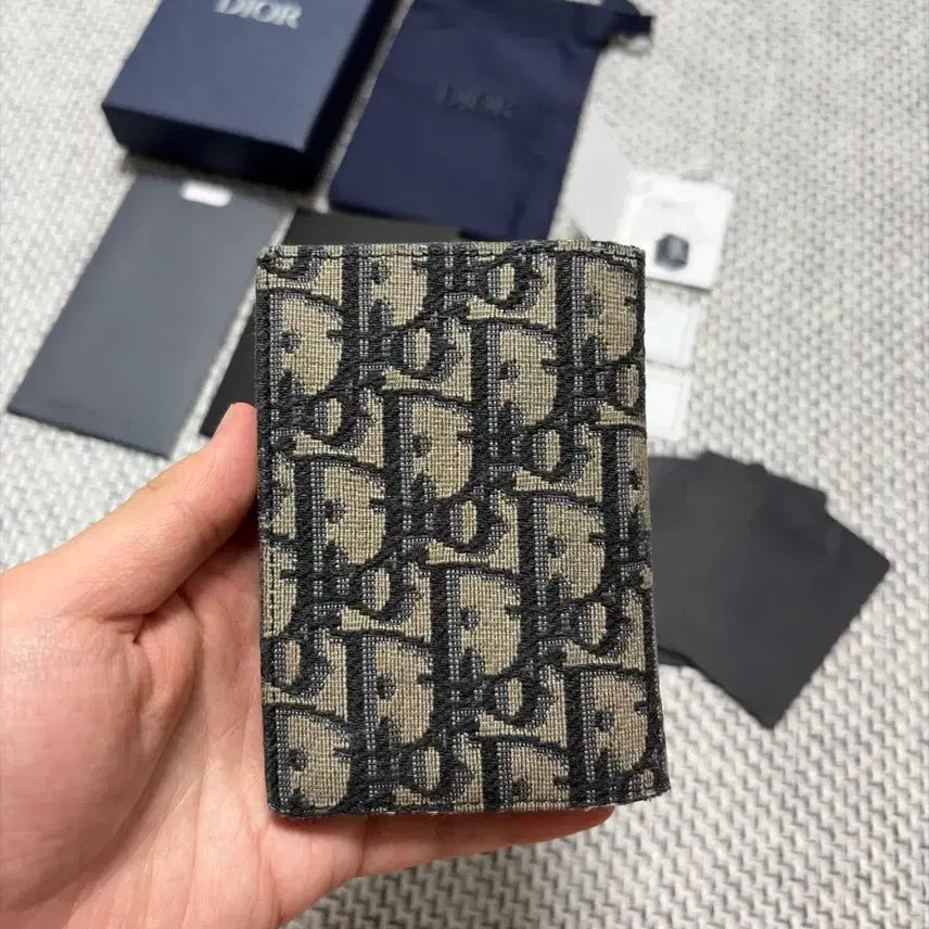 [BUNJANG] Dior Oblique Organizer Beige Card Wallet / [ S급 / 풀구성 ] 디올 오블리크 오거나이저 베이지