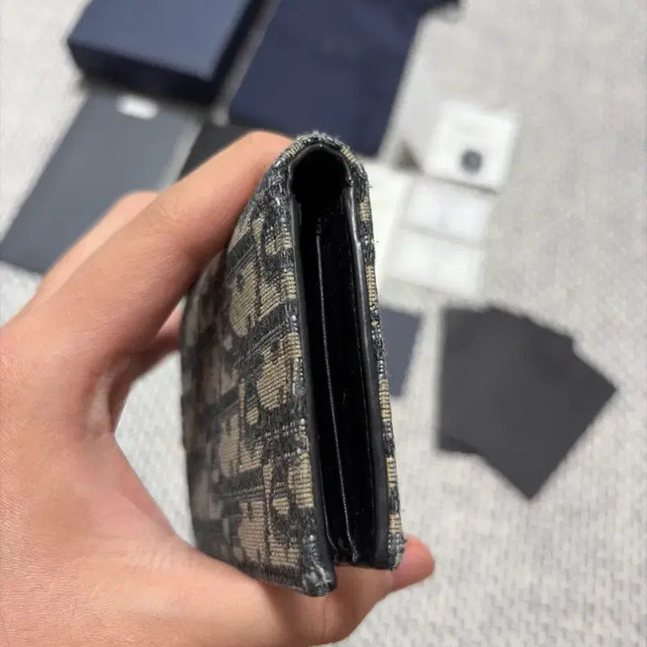[BUNJANG] Dior Oblique Organizer Beige Card Wallet / [ S급 / 풀구성 ] 디올 오블리크 오거나이저 베이지