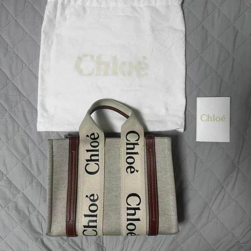 [BUNJANG] Chloé Woody Small Tote Bag / 끌로에 우디 스몰토트백