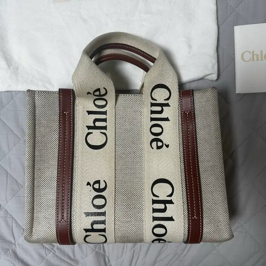 [BUNJANG] Chloé Woody Small Tote Bag / 끌로에 우디 스몰토트백