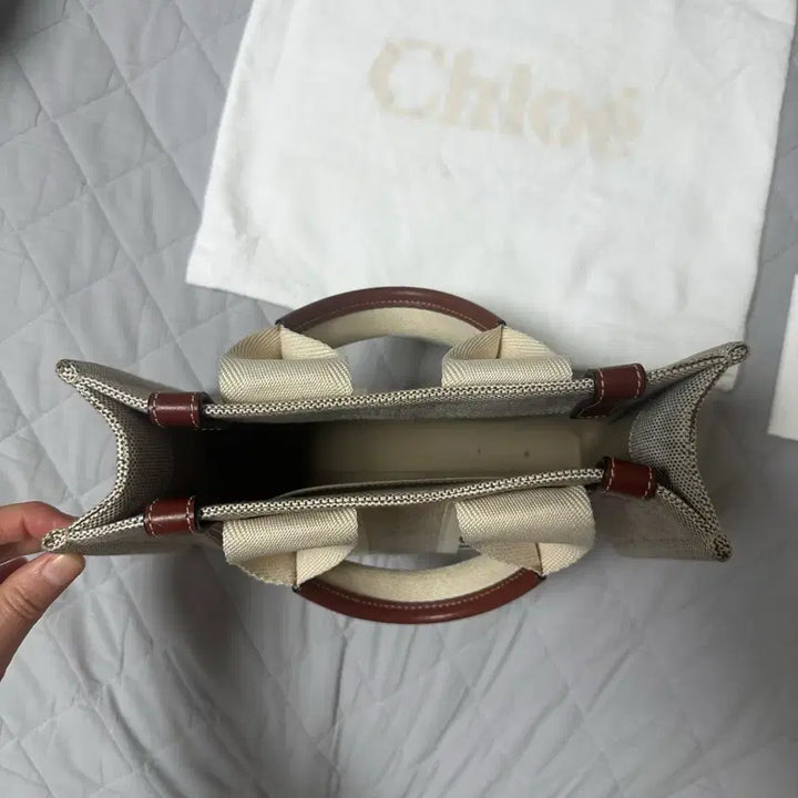 [BUNJANG] Chloé Woody Small Tote Bag / 끌로에 우디 스몰토트백