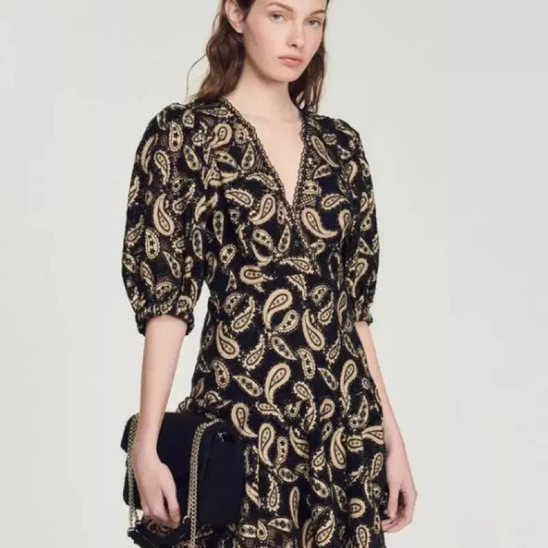 [BUNJANG] Sandro Guipure Dress 36 / 산드로 기퓌르 원피스 36