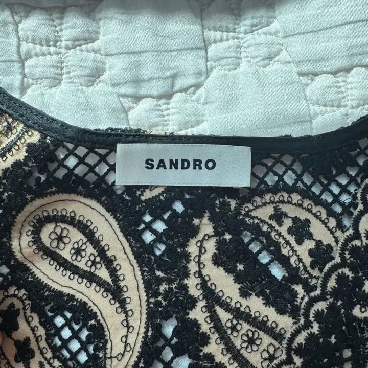 [BUNJANG] Sandro Guipure Dress 36 / 산드로 기퓌르 원피스 36