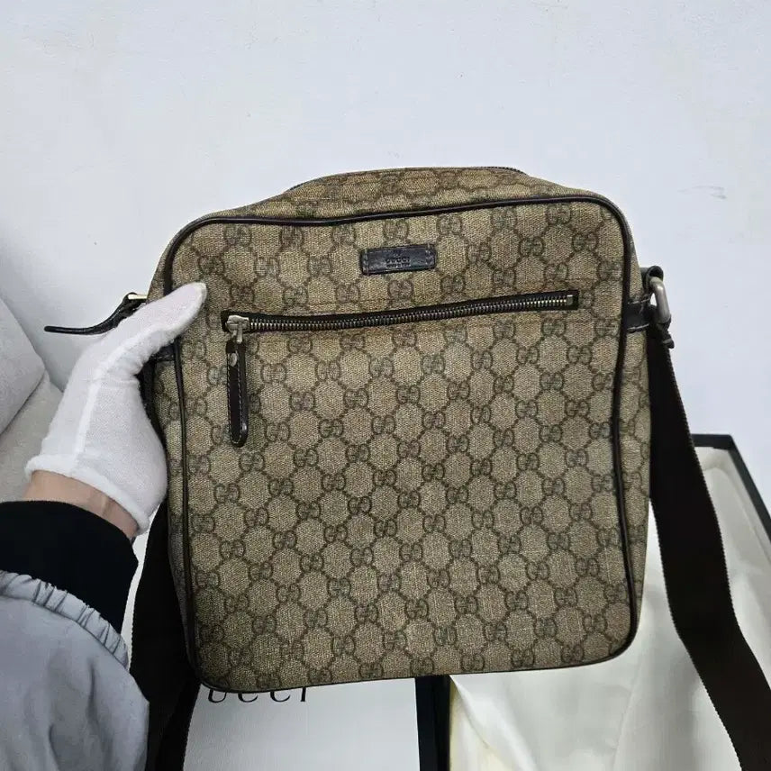 [BUNJANG] Gucci Signature Messenger Bag / [정품] 구찌 시그니처 메신저백