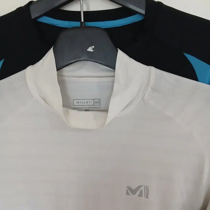 [BUNJANG] Millet Functional Summer Long-Sleeve T-Shirt - White/Gray, Size 100 / 밀레 기능성여름 긴팔 티셔츠   100