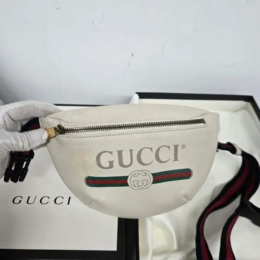 [BUNJANG] Gucci 띠로고 Belt Bag / [정품] 구찌 띠로고 힙색 벨트백
