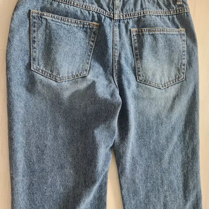 [BUNJANG] Hansum SJ Light Wash Straight Fit Denim Jeans / 한섬 SJ 청바지