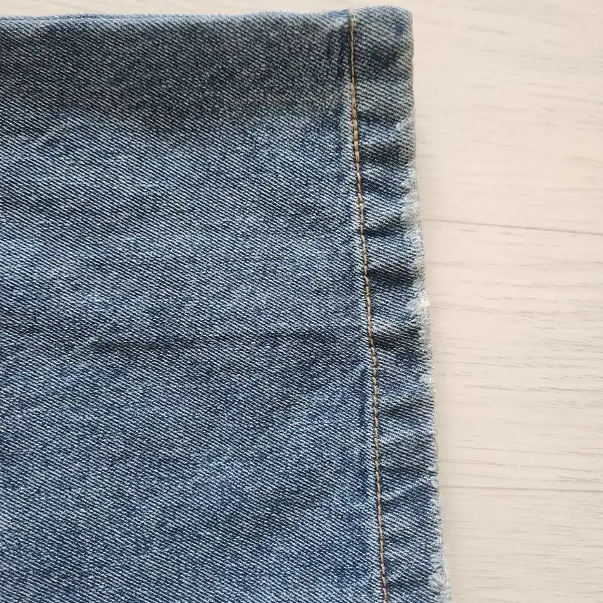[BUNJANG] Hansum SJ Light Wash Straight Fit Denim Jeans / 한섬 SJ 청바지