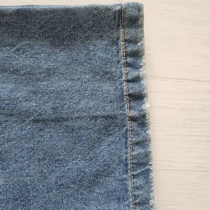 [BUNJANG] Hansum SJ Light Wash Straight Fit Denim Jeans / 한섬 SJ 청바지