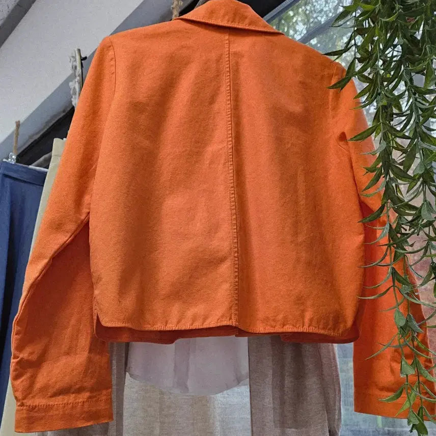 [SOLD OUT] 코스/COS 오렌지색 데님 스판 자켓