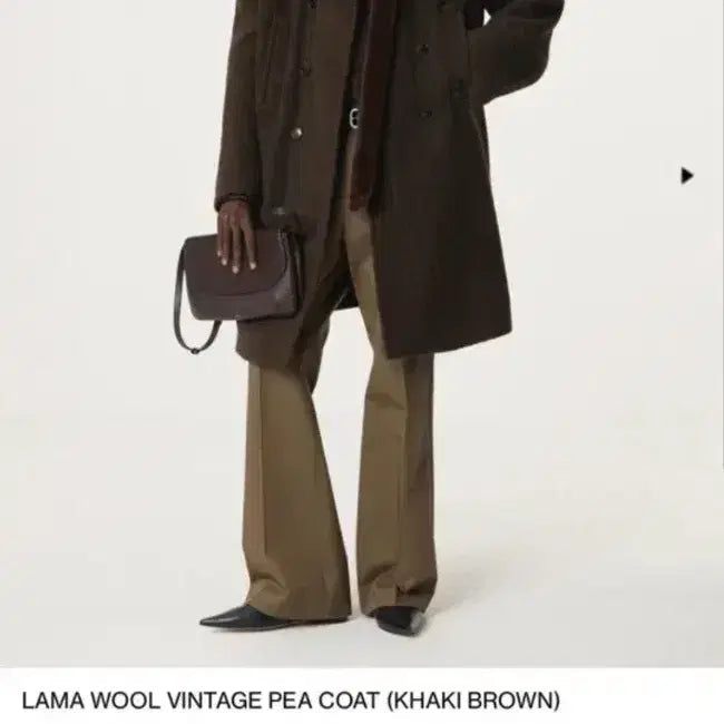 [BUNJANG] RECTO Lama Wool Vintage Pea Coat / (S) 25fw 렉토 라마울 빈티지 피코트