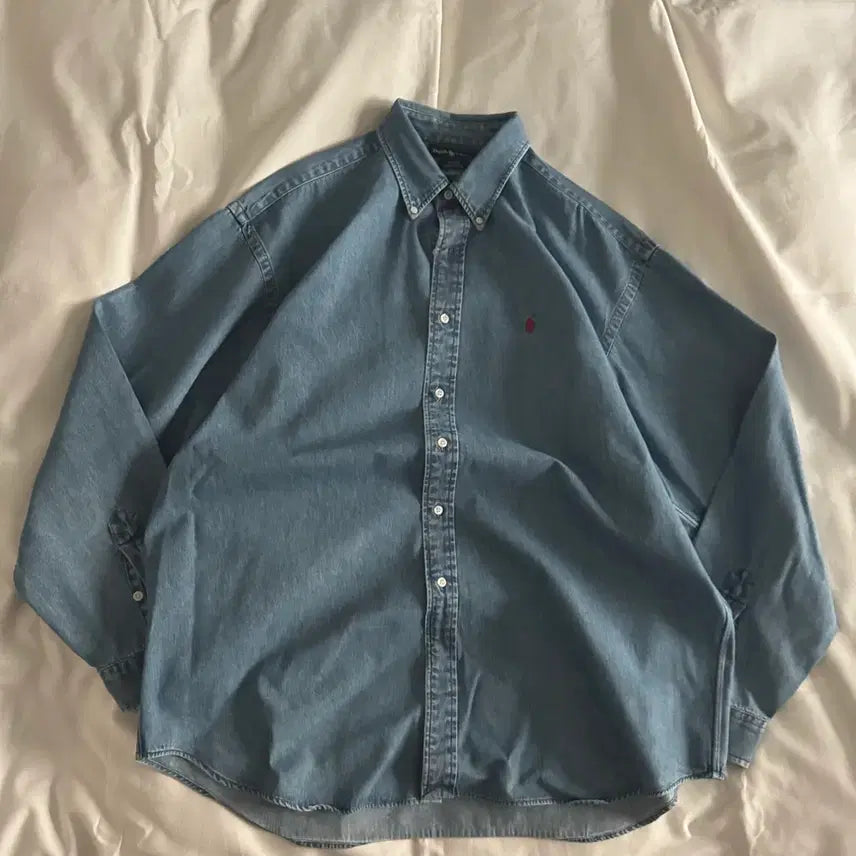 [BUNJANG] Polo Ralph Lauren Blake Denim Shirt / [XL] 폴로 랄프로렌 블레이크 데님 셔츠