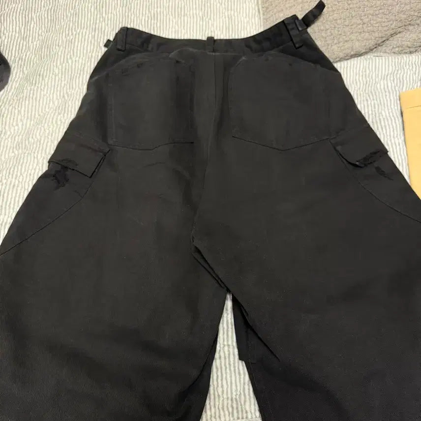 [BUNJANG] Nohnod Side Cargo Shorts Vintage Black / (1) 논노드 사이드 카고 쇼츠 빈티지 블랙