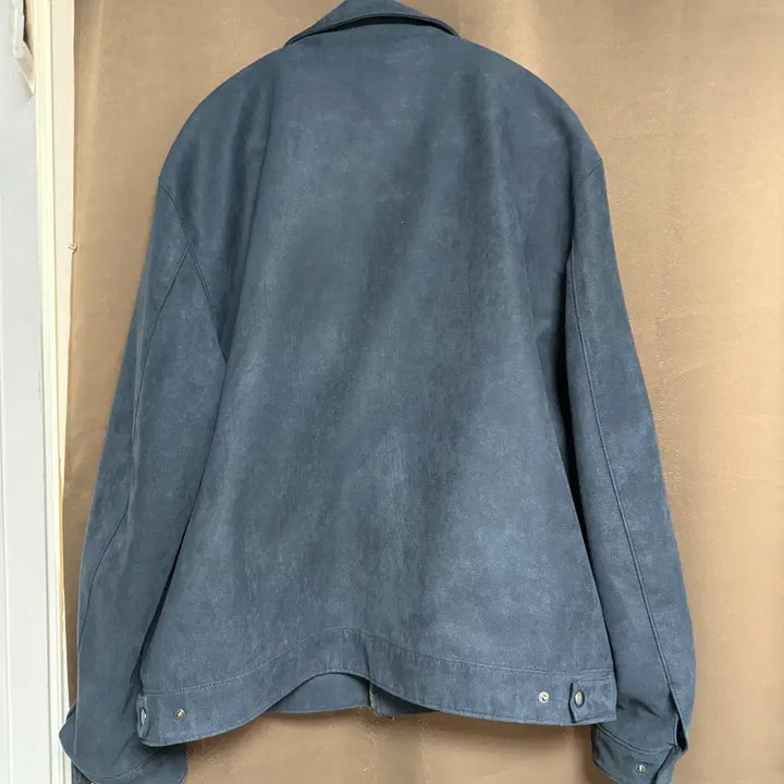 [BUNJANG] Musinsa Standard Synthetic Suede Work Jacket - Iron Gray (2XL) / 무신사 스탠다드 신세틱 스웨이드 워크 재킷 [아이언 그레이] 2XL
