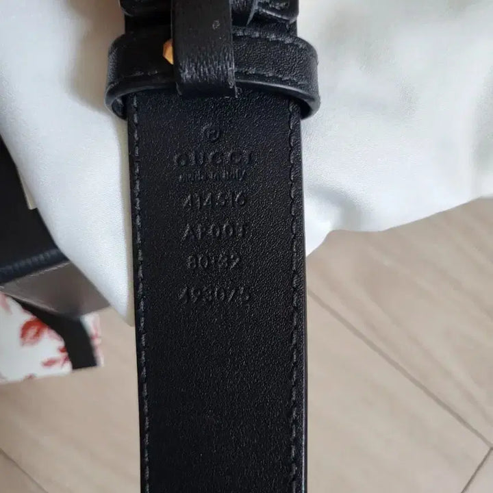 [SOLD OUT] 구찌 GG마몽 벨트 블랙 금장 버클