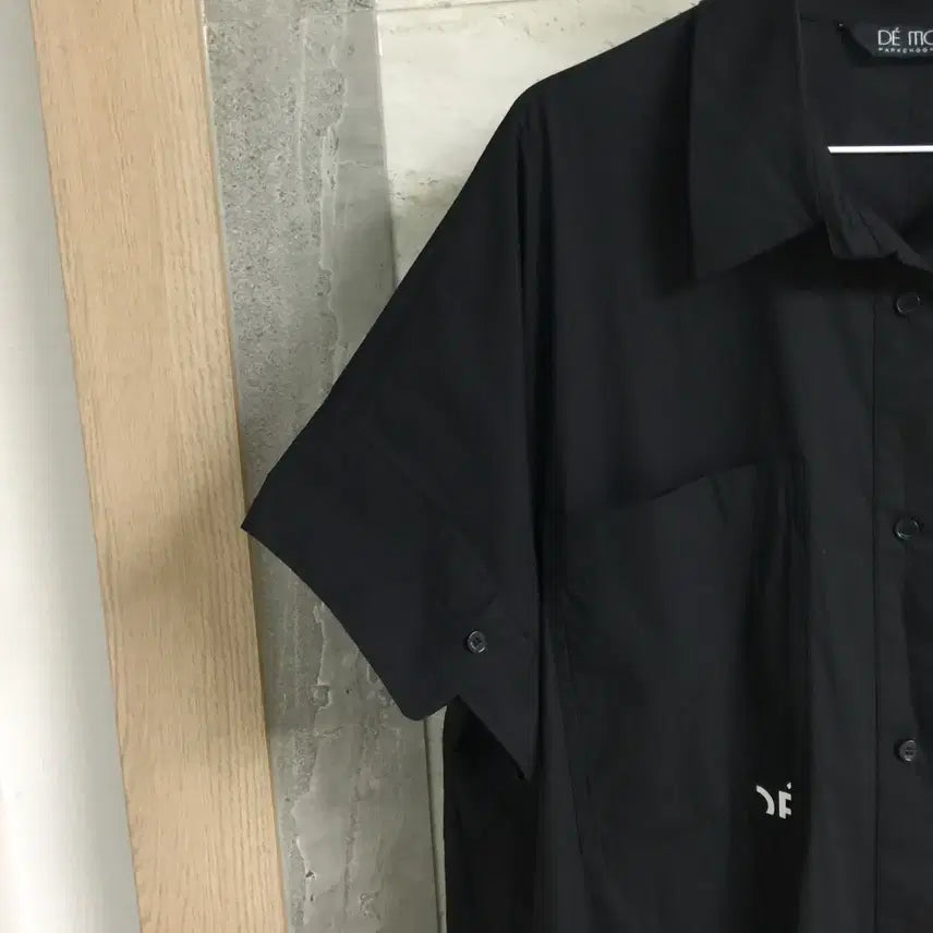 [SOLD OUT] DEMOO 데무 23 박춘무 블랙 스트라이프 셔츠 원피스
