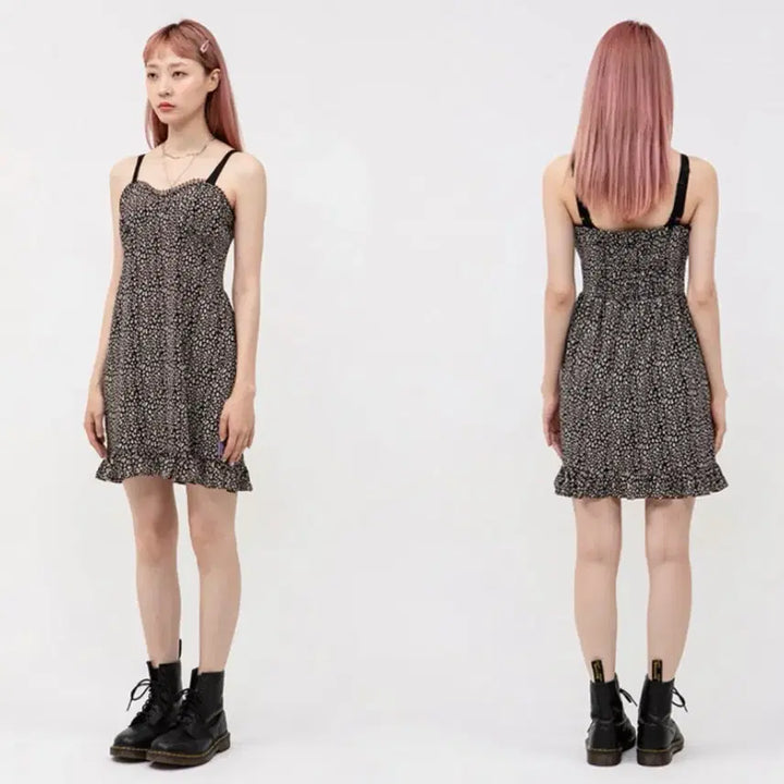 [BUNJANG] Running High Lace Point Sleeveless Mini Dress Black / 러닝하이 원피스 lace point sleeveless mini dres
