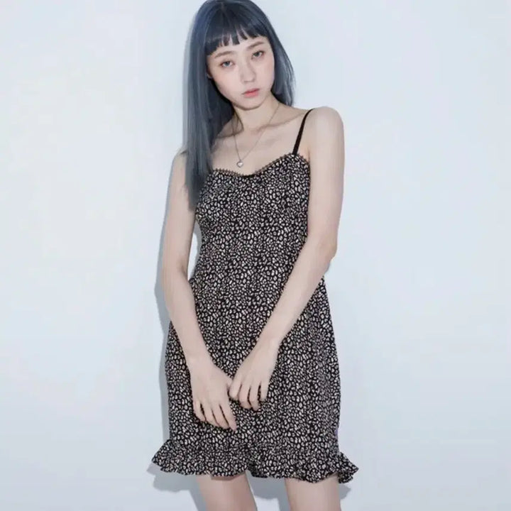 [BUNJANG] Running High Lace Point Sleeveless Mini Dress Black / 러닝하이 원피스 lace point sleeveless mini dres