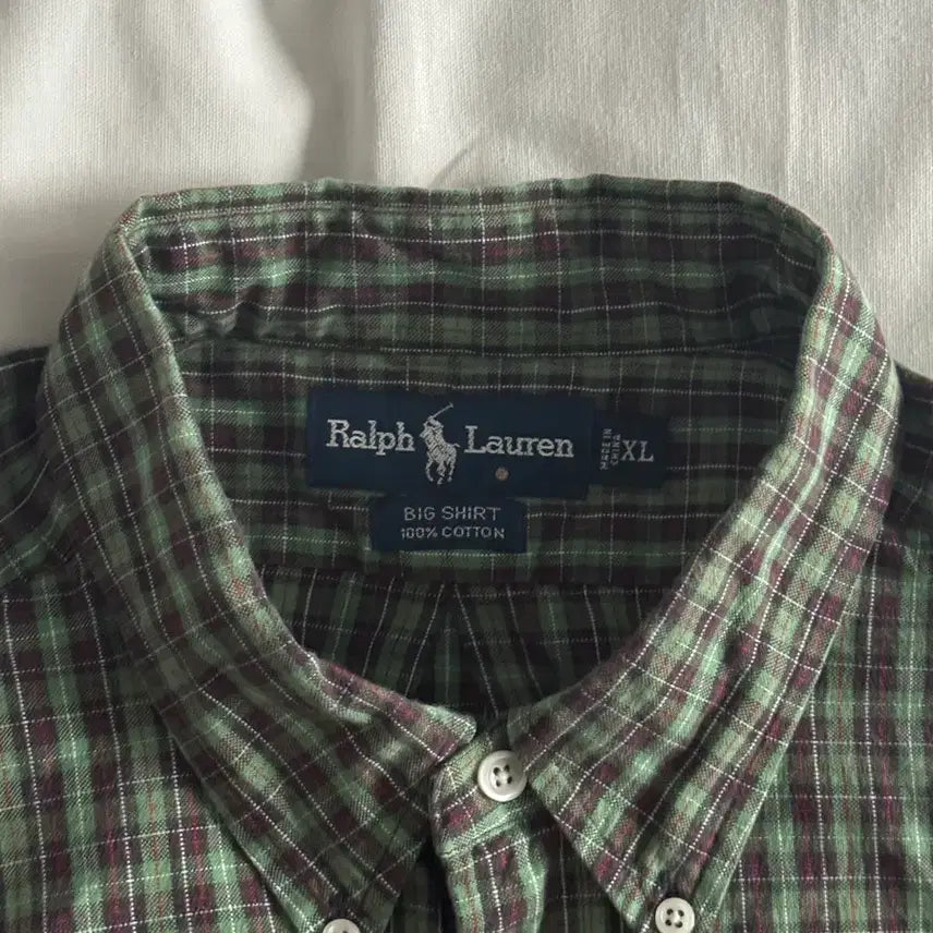 [SOLD OUT] [XL] 폴로 랄프로렌 빅셔츠 체크 셔츠