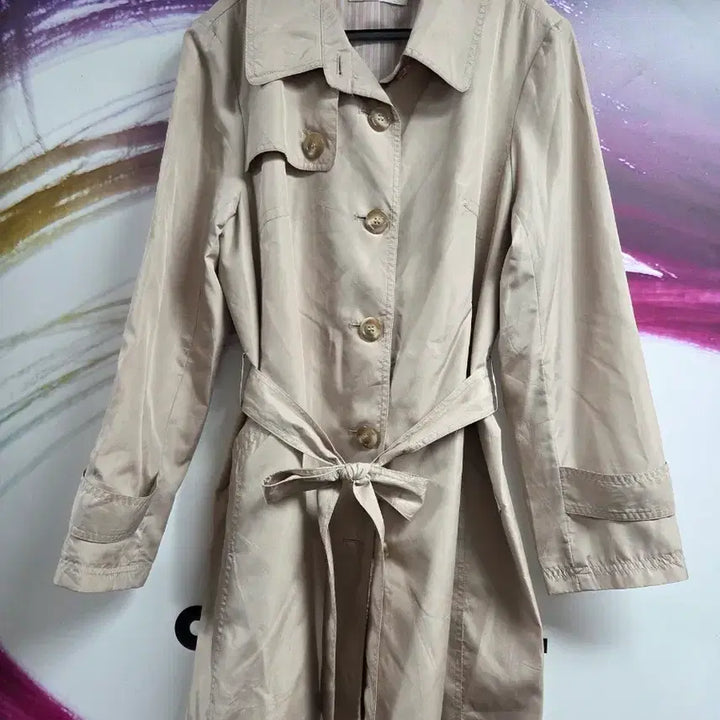 [BUNJANG] Knox Village Beige Trench Coat / knox village 베이지 트렌치 코트(일본수입제품)
