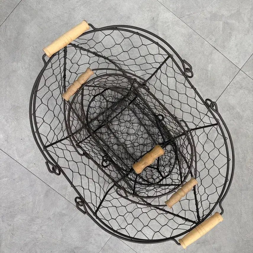 [BUNJANG] Vintage Iron Basket Set / 빈티지철재바구니세트