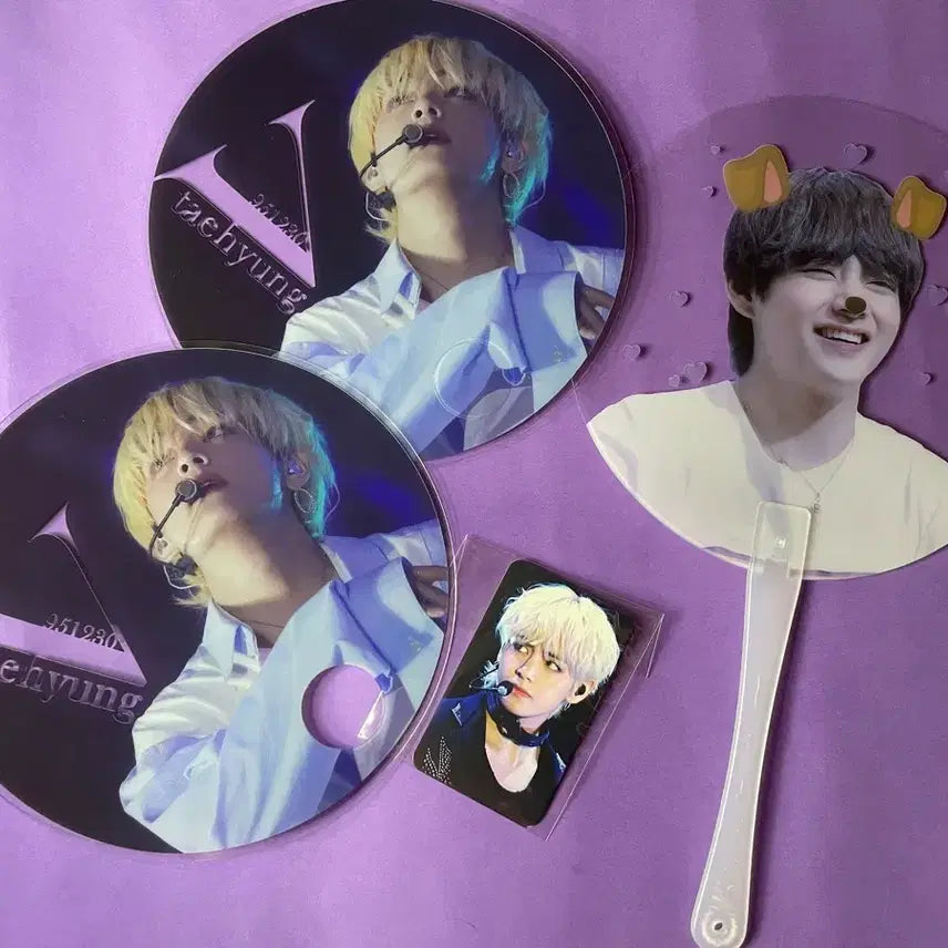 [BUNJANG] BTS V Taehyung Reflective Slogan / 방탄소년단 BTS 김태형 뷔 V 슬로건 반사슬로건 반슬 미사용