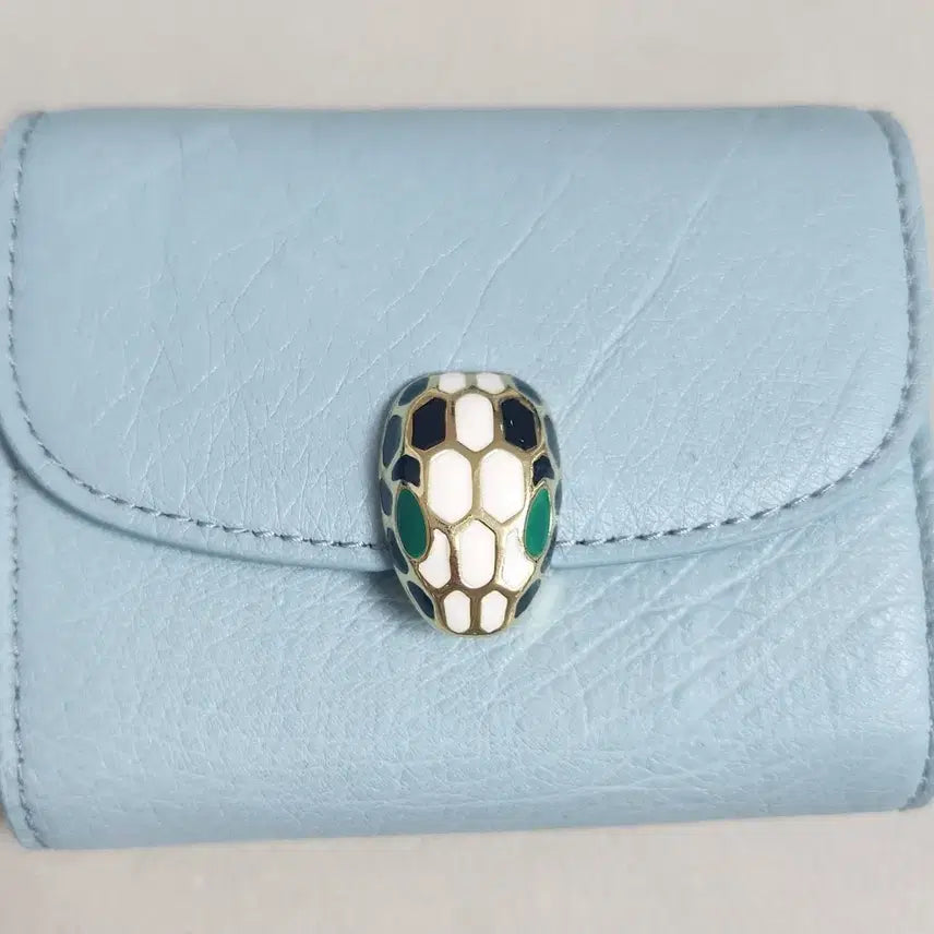 [BUNJANG] Tazojak Card Wallet / 뱀머리 타조가죽 카드지갑(새상품 진짜 가죽)