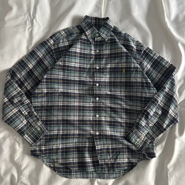[BUNJANG] Polo Ralph Lauren Big Shirt Check Shirt / [S] 폴로 랄프로렌 빅셔츠 체크 셔츠