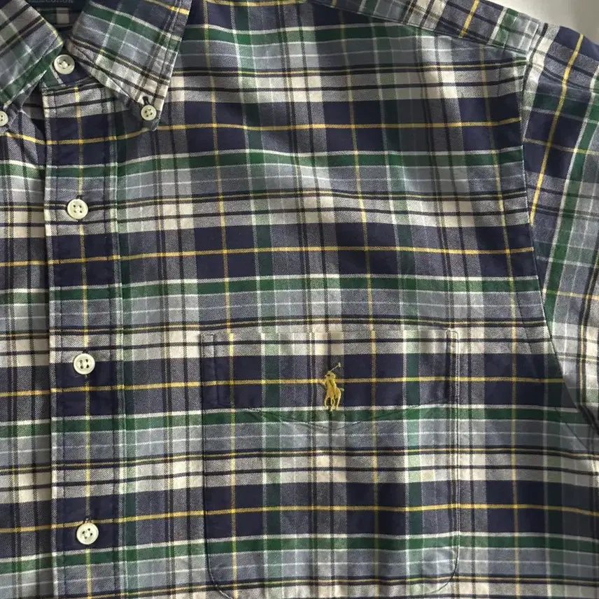 [BUNJANG] Polo Ralph Lauren Big Shirt Check Shirt / [S] 폴로 랄프로렌 빅셔츠 체크 셔츠