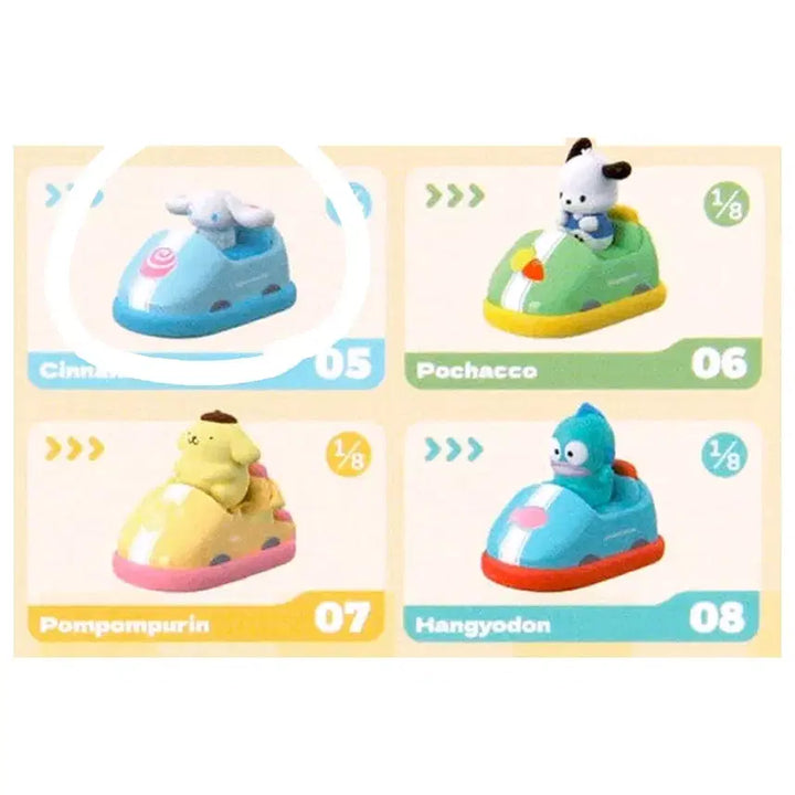 [BUNJANG] Sanrio Cinnamoroll Bumper Car Figure / [새상품] 산리오 랜덤 피규어 > 시나모롤 범퍼카 피규어