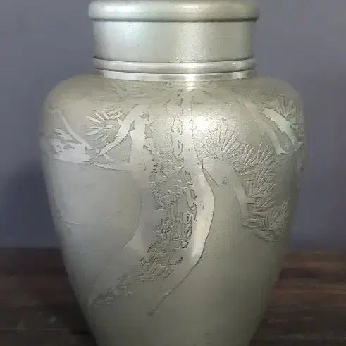 [BUNJANG] Antique Pewter Tea Caddy / 주석 차통(k-314)