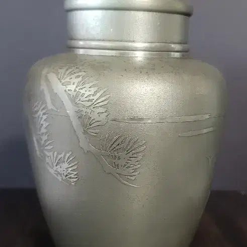 [BUNJANG] Antique Pewter Tea Caddy / 주석 차통(k-314)
