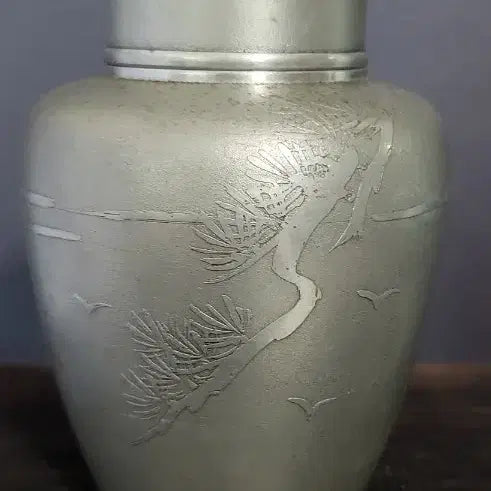 [BUNJANG] Antique Pewter Tea Caddy / 주석 차통(k-314)