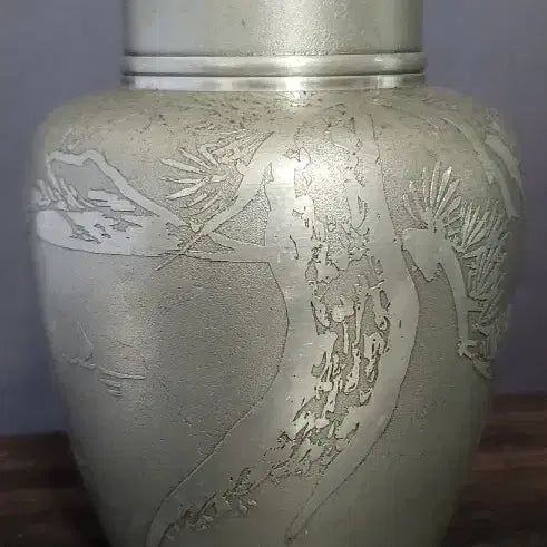 [BUNJANG] Antique Pewter Tea Caddy / 주석 차통(k-314)