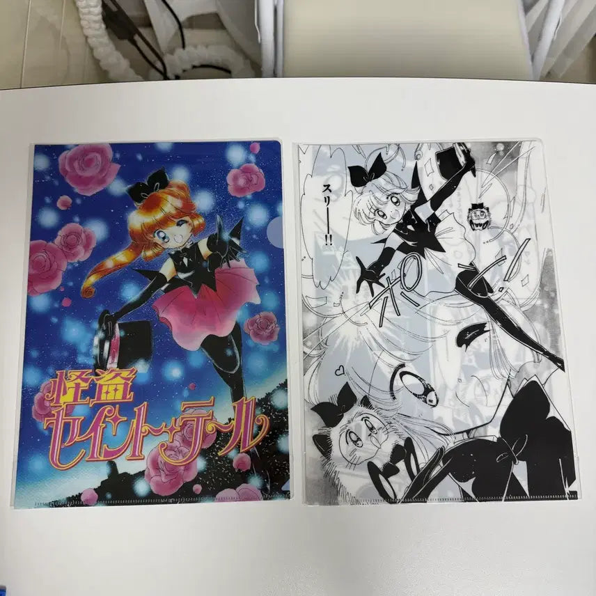 [BUNJANG] Saint Tail Clear File 2-Piece Set / 천사소녀네티 괴도 세인트테일 클리어파일 2종 세트