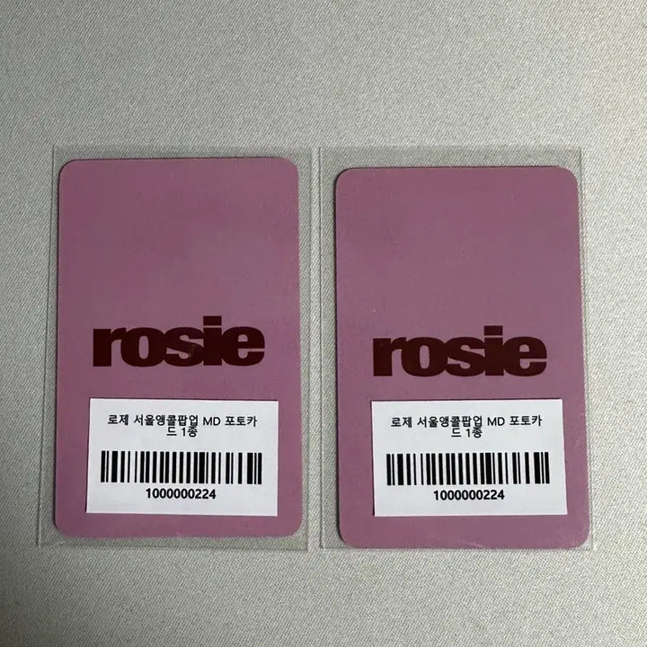 [BUNJANG] BLACKPINK Rosé Seoul Encore Pop-up Photocard / 블랙핑크 블핑 로제 서울앵콜팝업 MD 포토카드