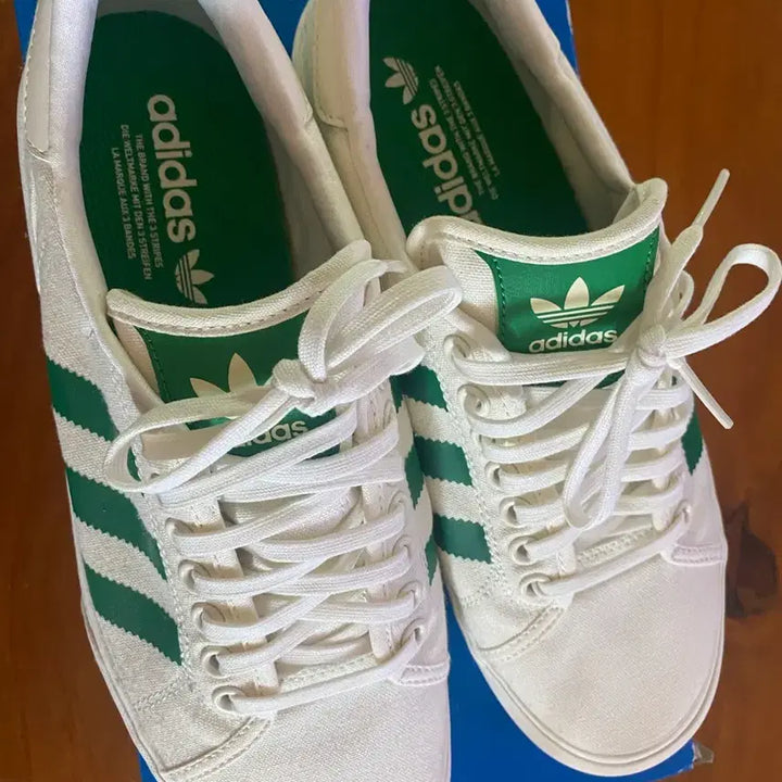 [BUNJANG] Adidas White Green Sneakers / 아디다스 화이트 그린 스니커즈