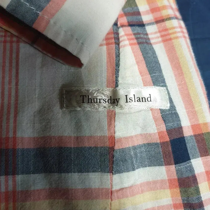 [BUNJANG] Thursday Island Lace Double Pocket Classic Check Shirt (S) / (빈티지) 써스데이아일랜드 레이스 더블포켓 클래식체크 셔츠 (S)