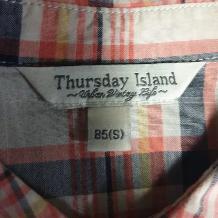 [BUNJANG] Thursday Island Lace Double Pocket Classic Check Shirt (S) / (빈티지) 써스데이아일랜드 레이스 더블포켓 클래식체크 셔츠 (S)