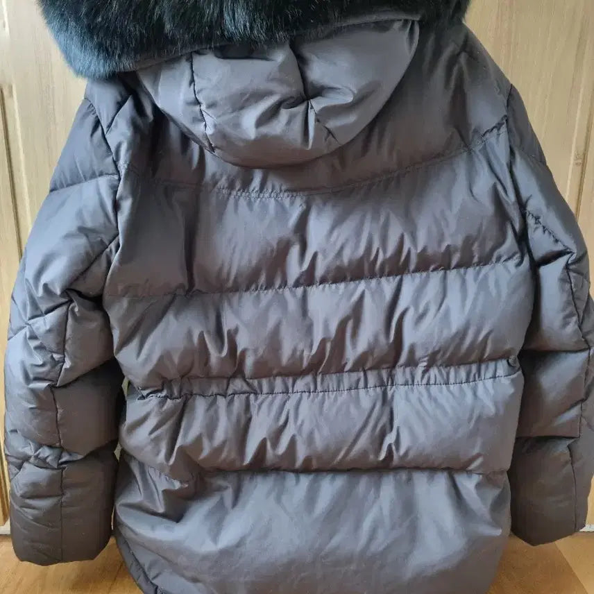 [SOLD OUT] 올리브데올리브 패딩 폭스후드 벨티드 덕다운점퍼
