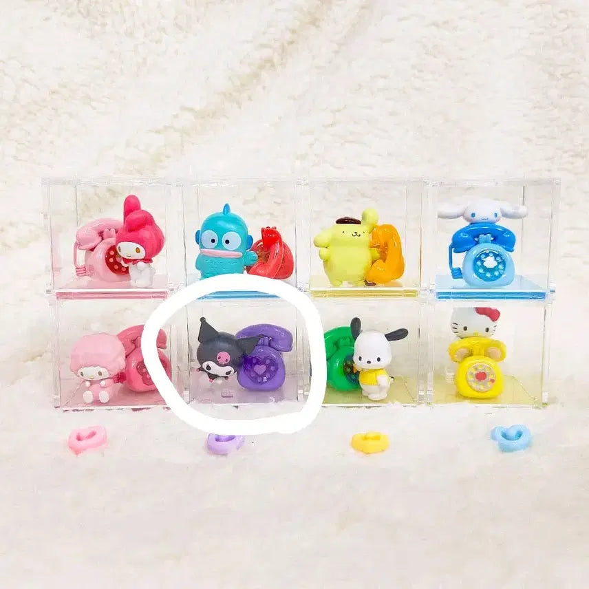 [BUNJANG] Sanrio Kuromi Telephone Figure / [소장품] 산리오 랜덤 피규어 > 쿠로미 전화기 피규어